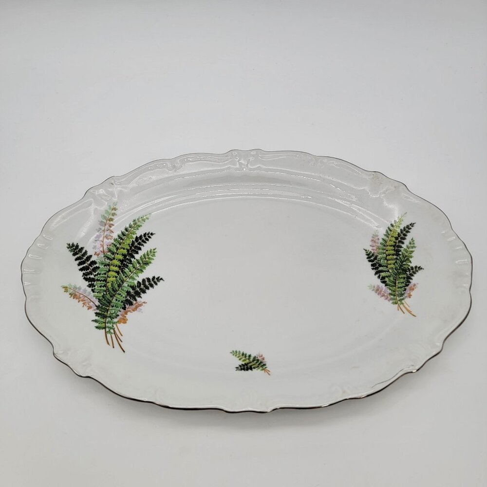Winterling Bavaria Oval Serving Platter With Fern Design